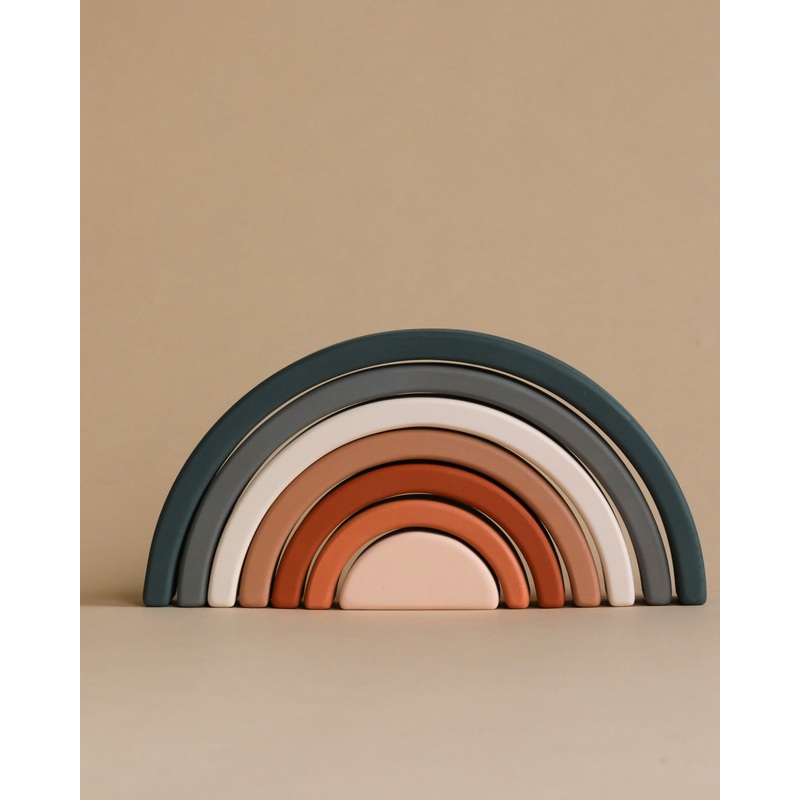 Handmade Rainbow Stacker - Mojave Desert