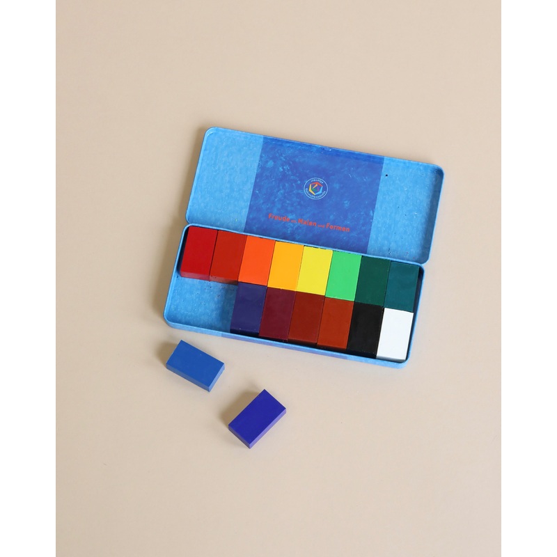Stockmar Wax Block Crayons Tin Case - 16 Assorted