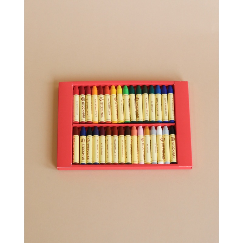 Stockmar Wax Stick Crayons Box - 32 Assorted