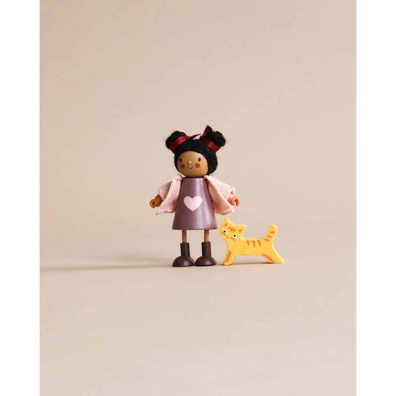 Ayana and her Cat