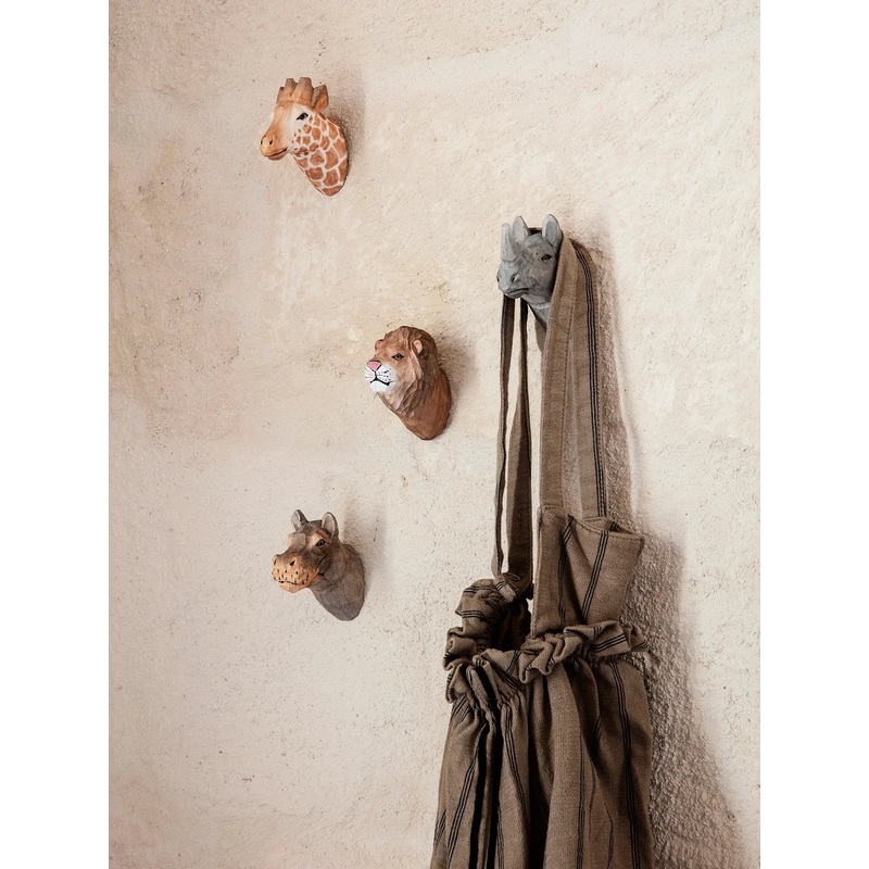 Hand Carved Animal Wall Hook