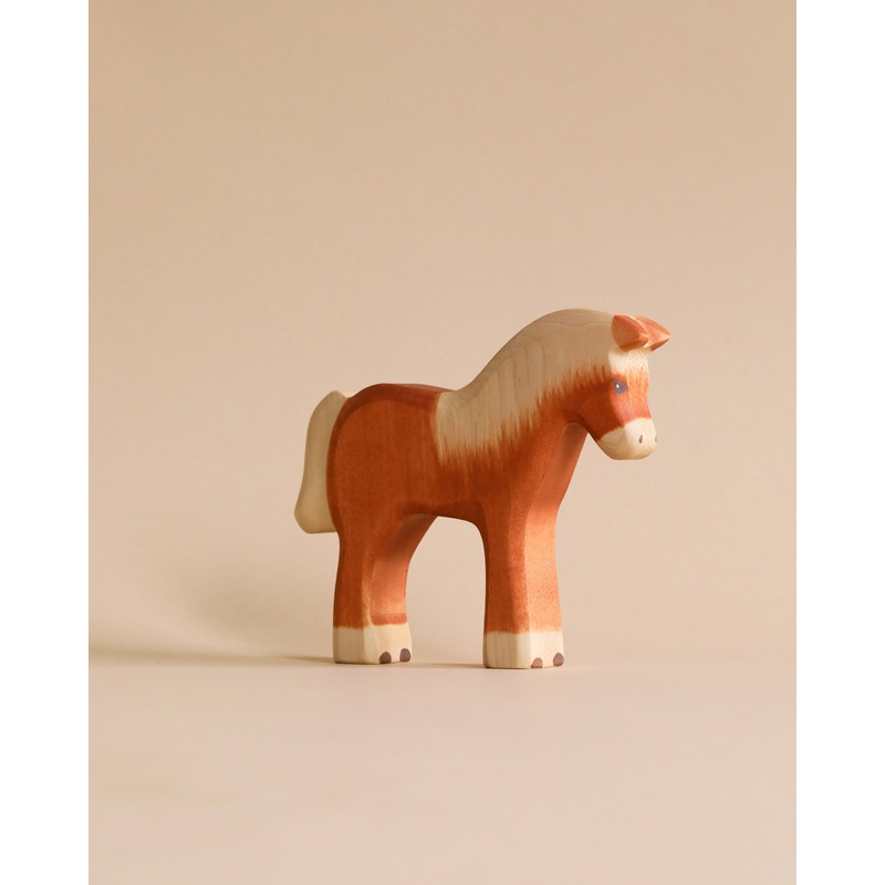 Handmade Holzwald Light Brown Horse