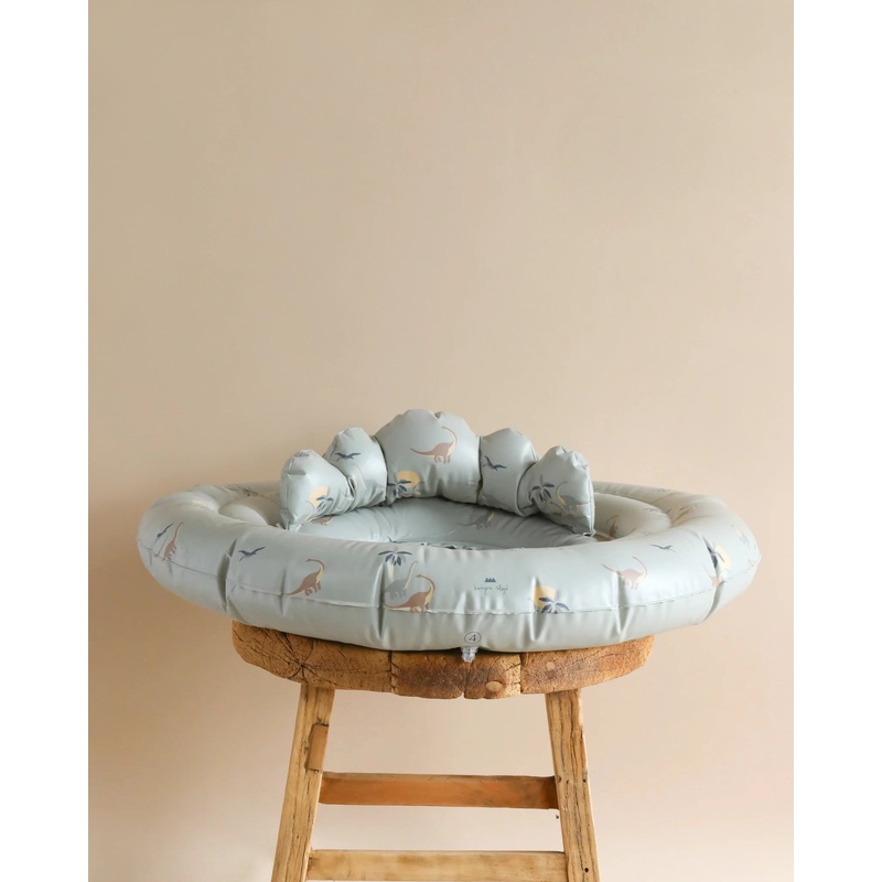 Inflatable Baby Swim Ring - Dinosaur Print