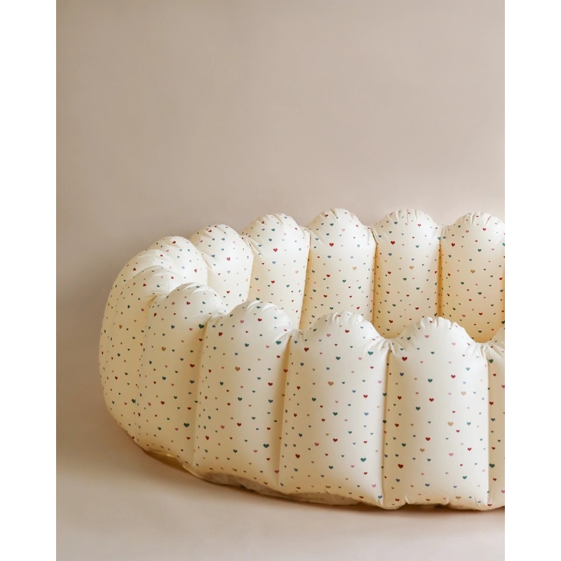 Inflatable Large Shell Pool - Multi Hearts