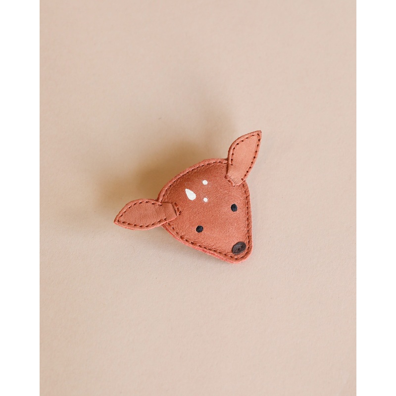 Donsje Leather Hair Tie - Deer