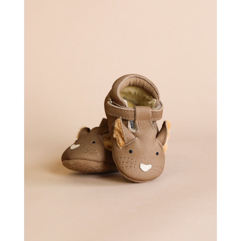 Donsje Leather Spark Exclusive Lined Shoe -Squirrel