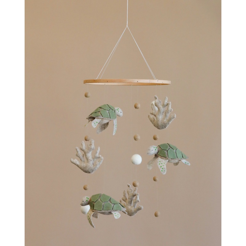 Handmade Mobile - Ocean Turtles - Final Sale