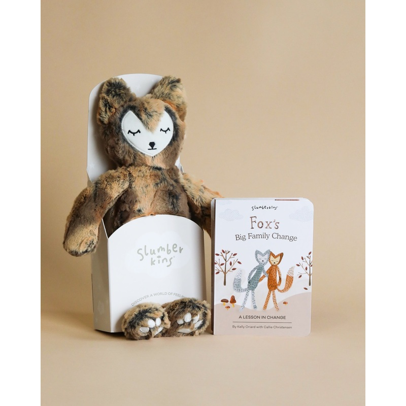 Slumberkins Fox Kin + Lesson Book On Family Change