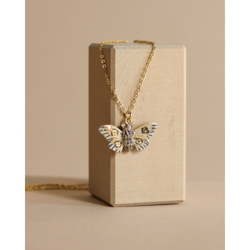 Solar Moth Necklace