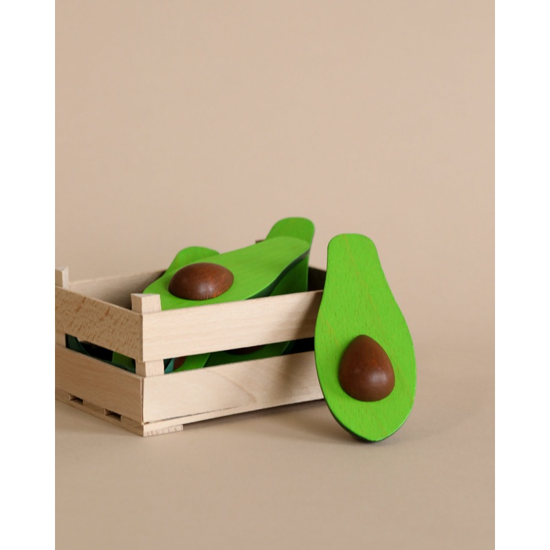 Erzi Avocado Half Fruit Pretend Food