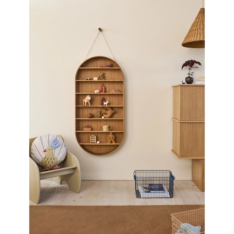 Ferm Living Oval Oak Dorm Shelf