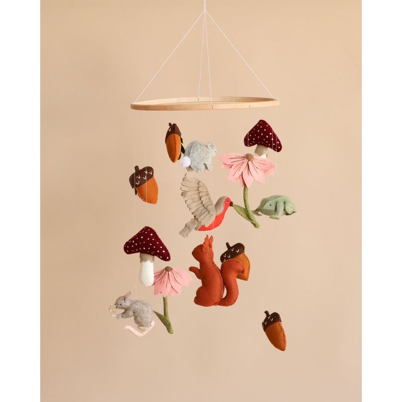 Handmade Mobile - Forest Friends - Final Sale