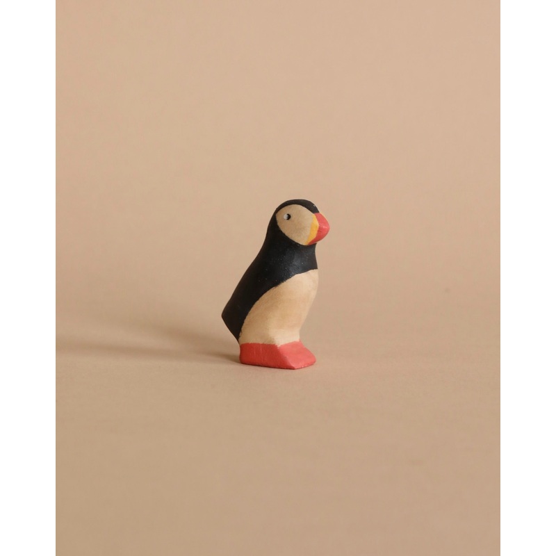 Handmade Wooden Puffin