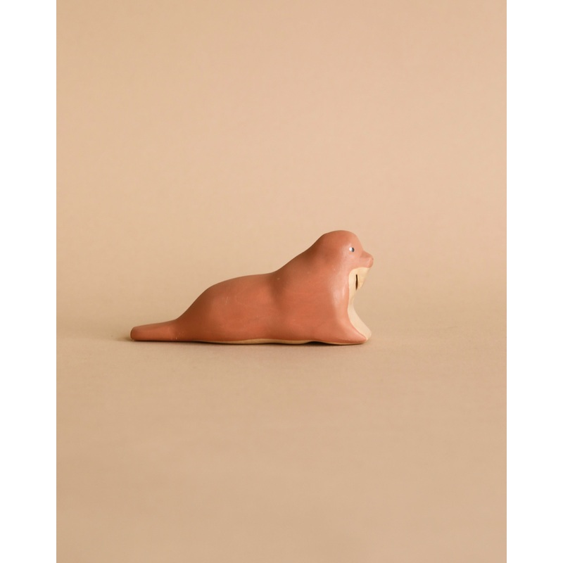 Handmade Wooden Walrus