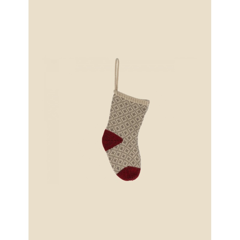 Maileg Christmas Stocking - Soft Grey