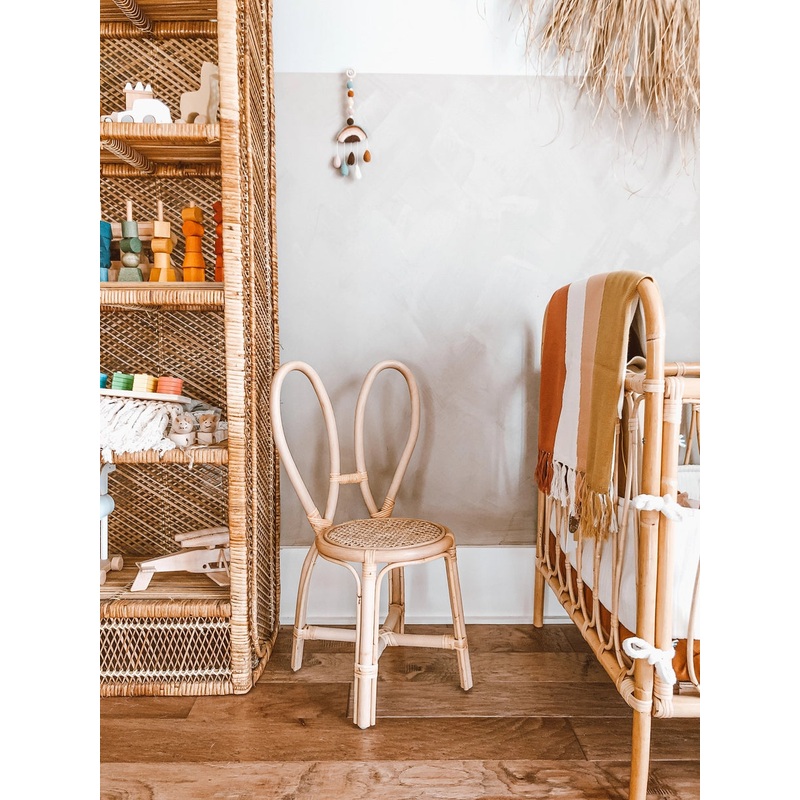 Toddler Rattan Bunny Chair