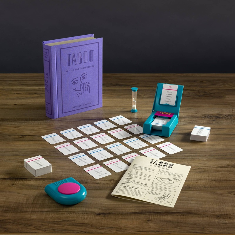 Board Game: Taboo Vintage Bookshelf Edition
