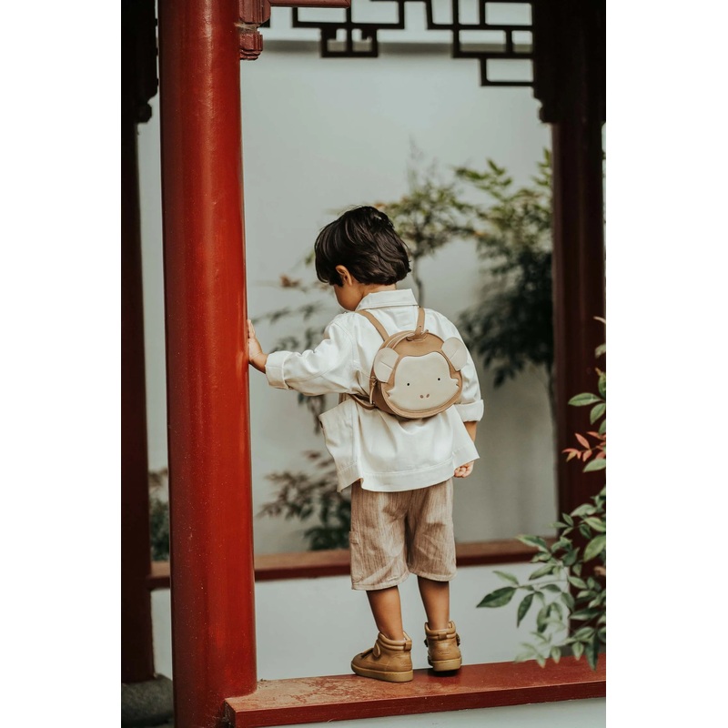 Donsje Leather Kapi Backpack - Monkey