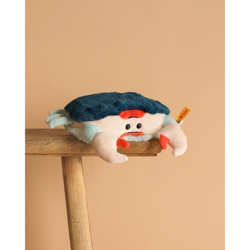 Steiff, Curby Crab Plush Stuffed Toy, 9 Inches
