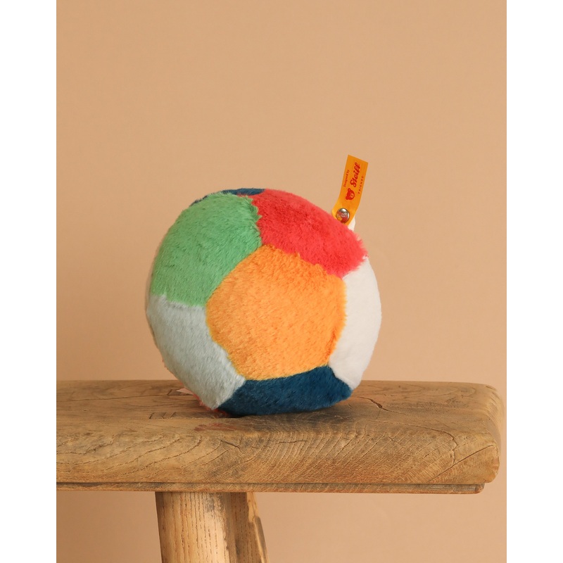 Steiff Multicolored Plush Ball with Rattle