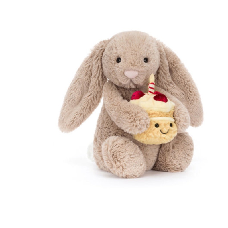 Jellycat Bashful Beige Bunny Birthday
