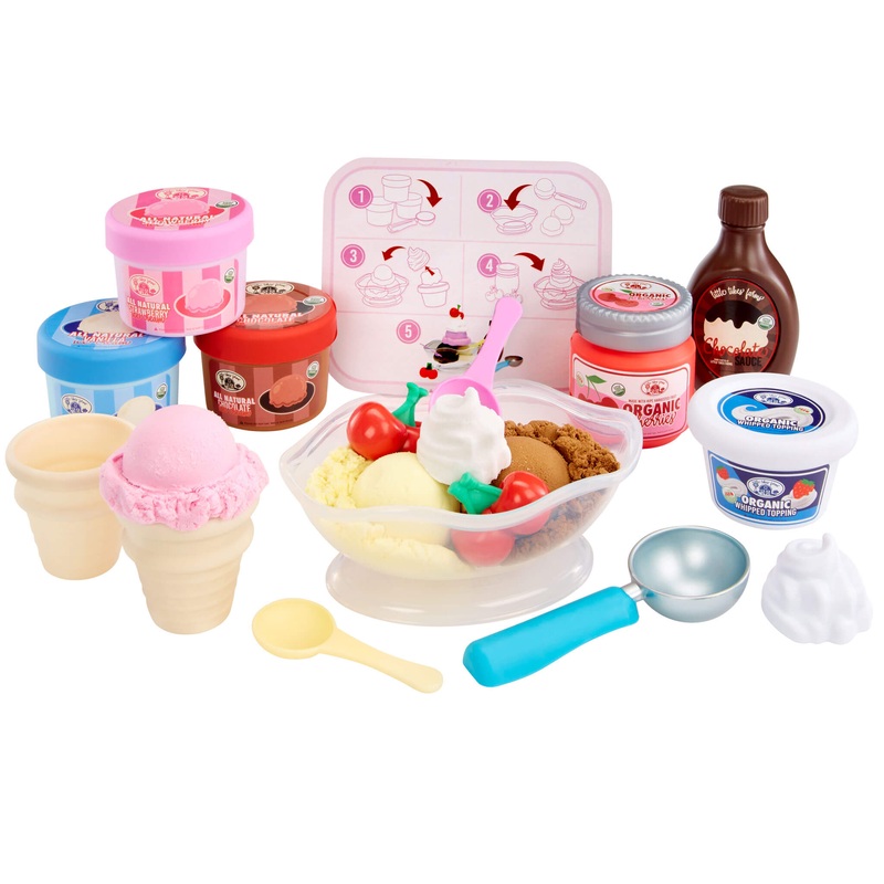 Creative Chefs  Ice Cream Kit  Dessert Playset