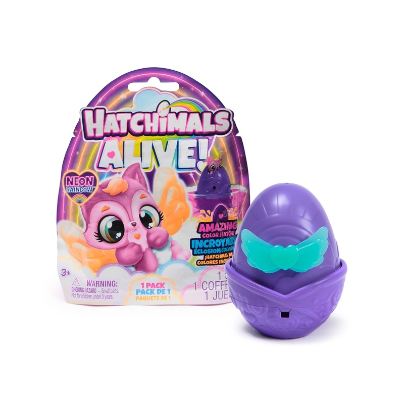 Hatchimals Alive Neon Rainbow - Assorted