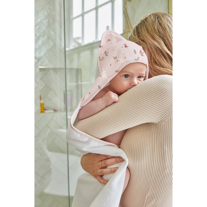 Little Stuff Butterfly Garden Hooded Towel