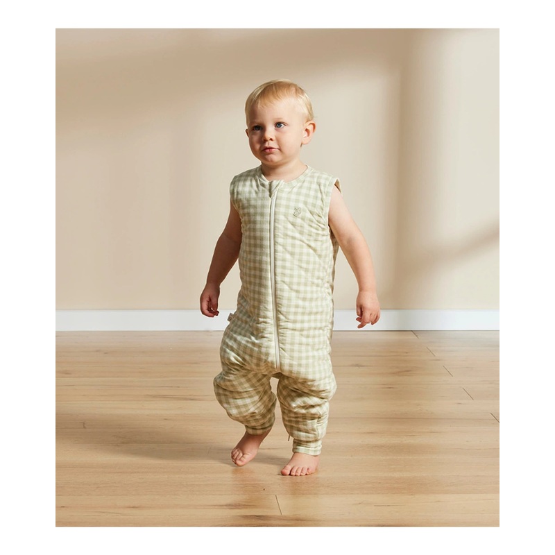 Grow Kindly 2.5 TOG Sleep Suit - Gumleaf Gingham