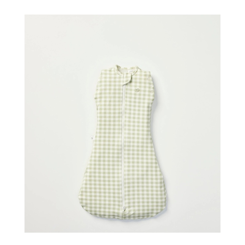 Grow Kindly 2.5 TOG Swaddle Sleeping Bag - Gumleaf Gingham