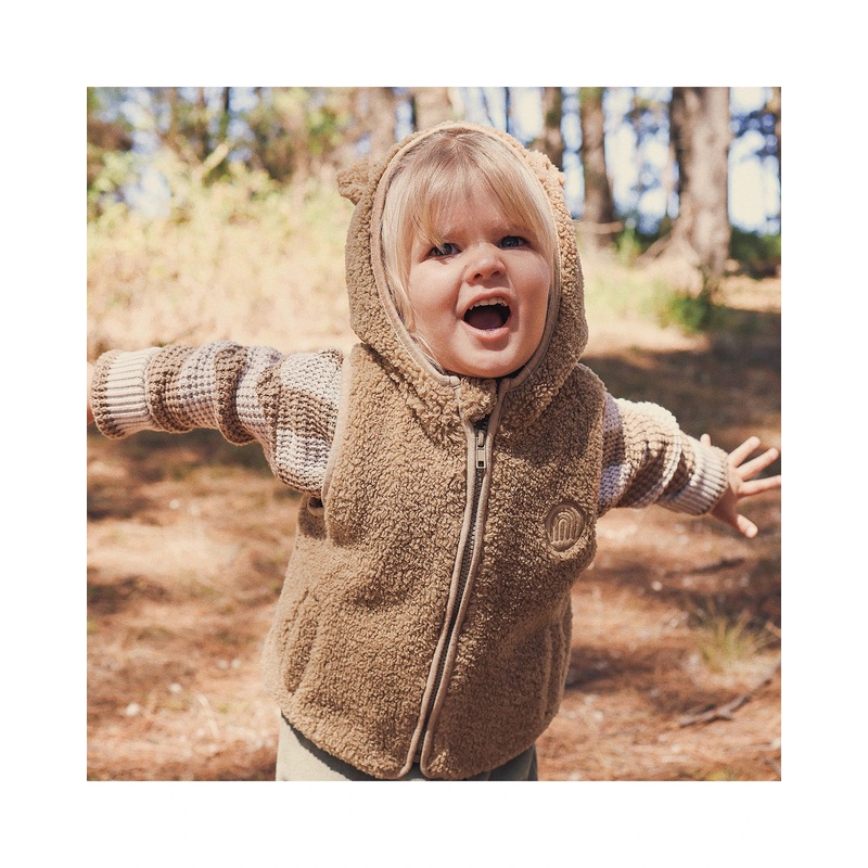Kynd Baby Sherpa Vest - Mocha
