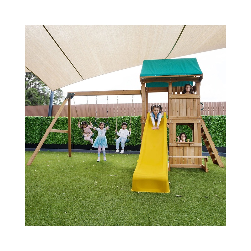 Lifespan Kids Carindale Play Centre Set with 2.2m Yellow Slide