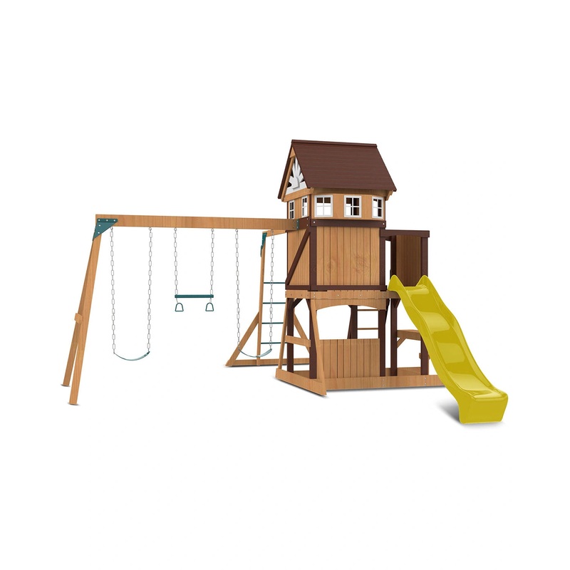 Lifespan Kids Meer Brook Play Centre Set with 2.2m Yellow Slide