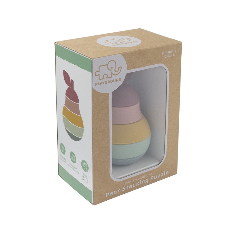 Silicone Pear Stacking Puzzle
