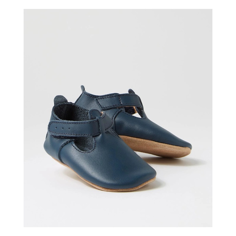 Bobux Jack and Jill Navy Leather