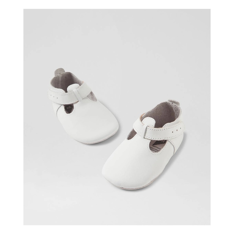 Bobux Jack and Jill White Leather