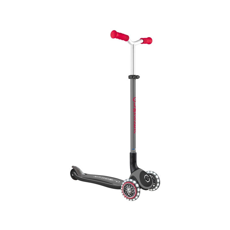 Globber Master with Lights Black/Red