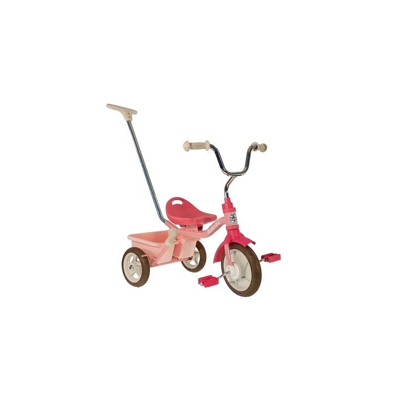 Italtrike 10" Passenger Trike Rose Garden Pink