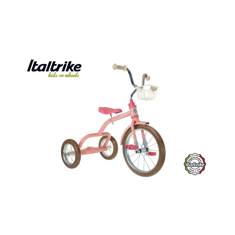 Italtrike 16" Spokes Trike Rose Garden Pink