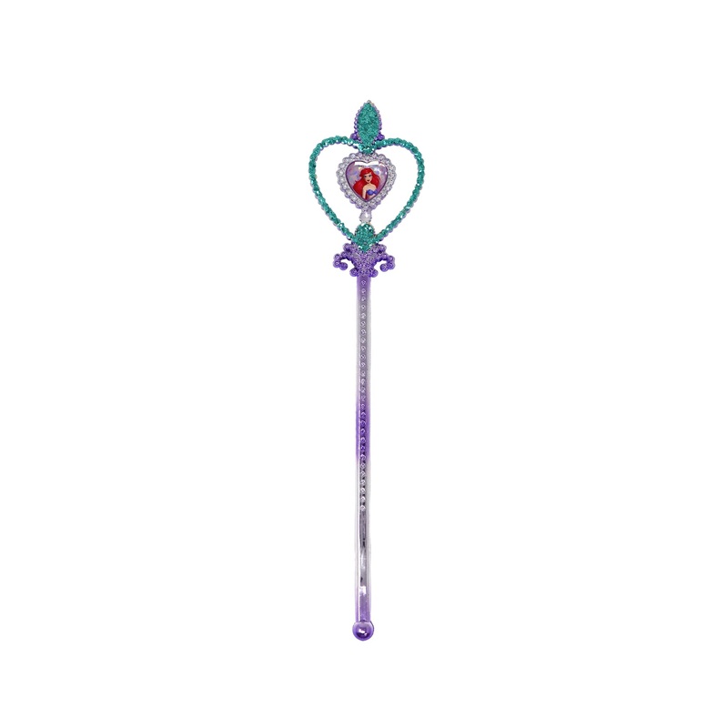 Pink Poppy Disney Princess Ariel Heart Gemstone & Glitter Wand