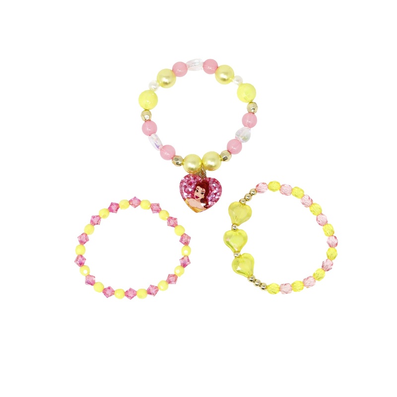 Pink Poppy Disney Princess Belle Bracelet Set