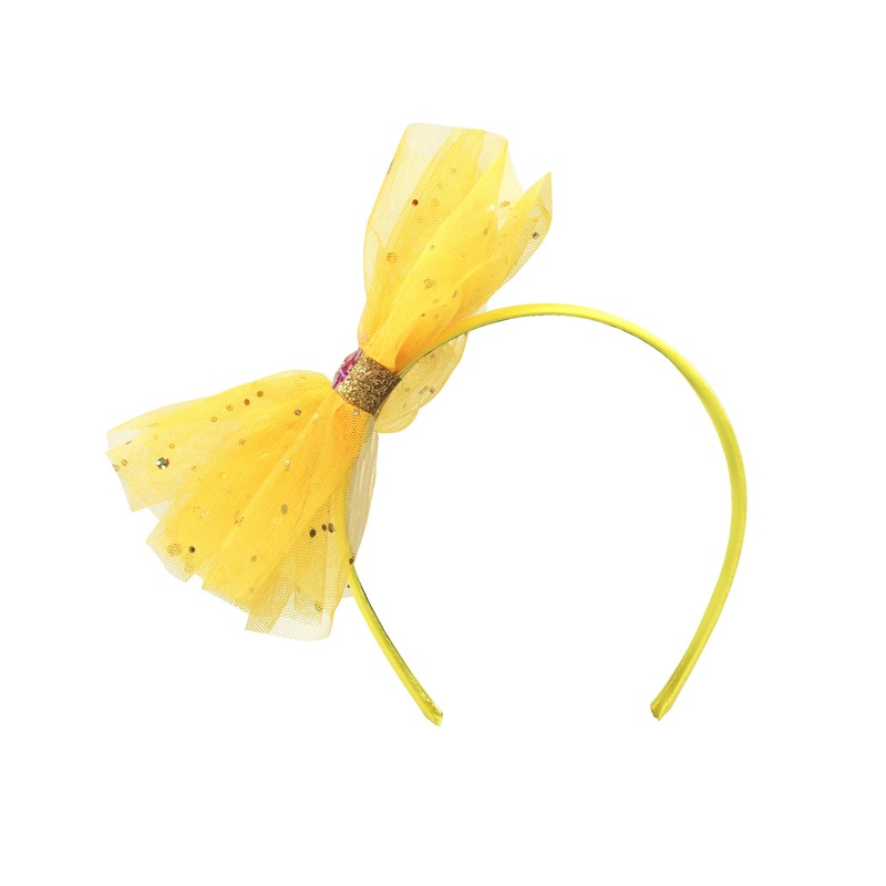 Pink Poppy Hairband Princess Belle