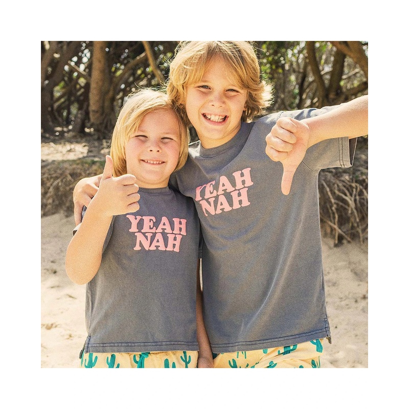 Skwosh Yeah Nah Jnr Regular Tee