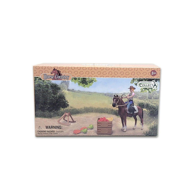 Collecta Cowgirl including Horse and Accessories