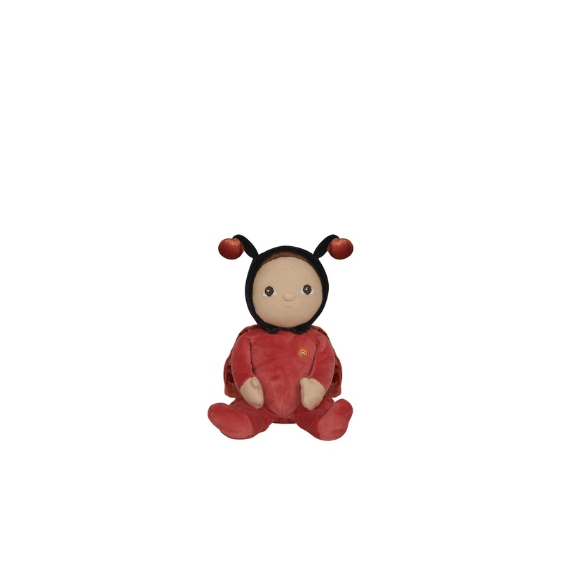 Olli Ella Dinky Dinkum Dolls - Lola Ladybug - Red
