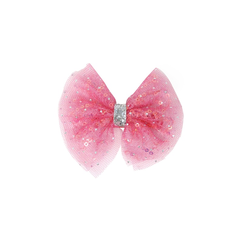 Pink Poppy Hairclip Moonlight Ballet Bow Hair
