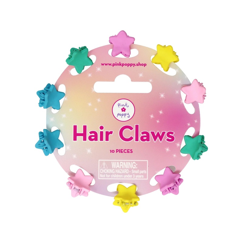 Pink Poppy Hairclip Star