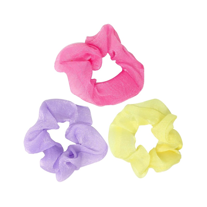 Pink Poppy Scrunchie Pastel Hair Set