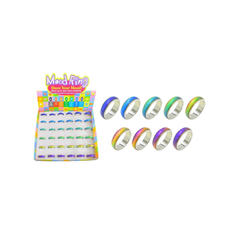 Round Mood Rings - Assorted