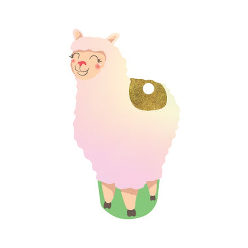 Candlebark Llama Tag